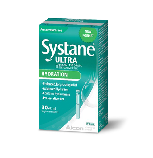 Systane ultra hydration preservative free lubricant eye drop