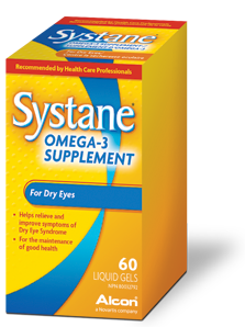 Systane omega-3 supplements for healthy eyes