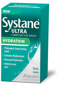 Systane ultra hydration lubricant eye drops