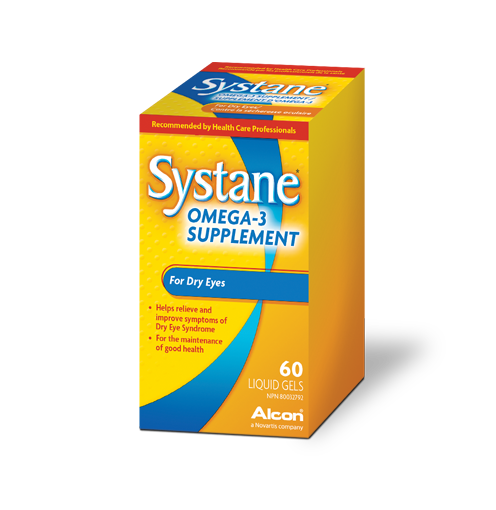 Systane omega-3 supplements for healthy eyes
